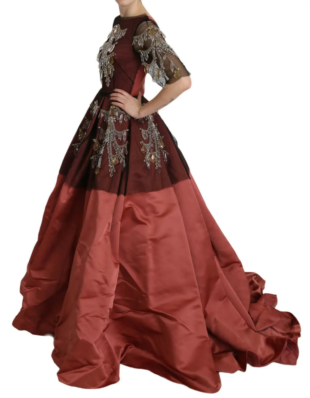 Robe Dolce & Gabbana Princess rose Dolce & Gabbana
