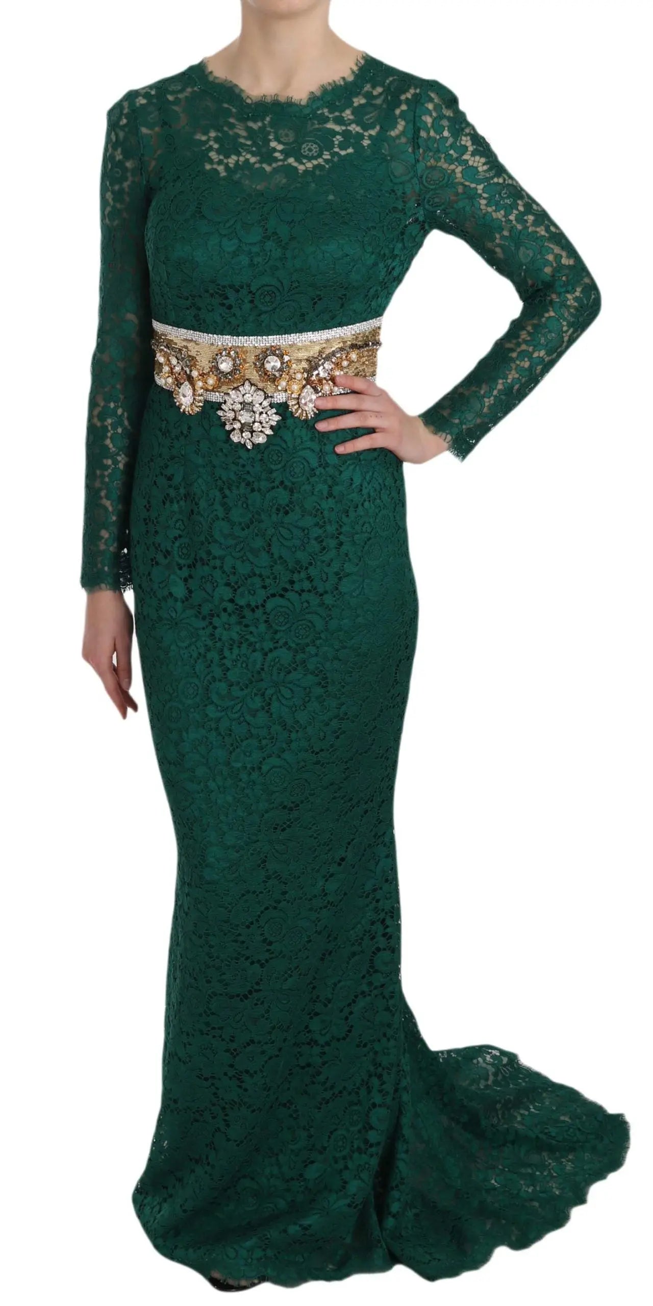 Robe Dolce & Gabbana verte Dolce & Gabbana