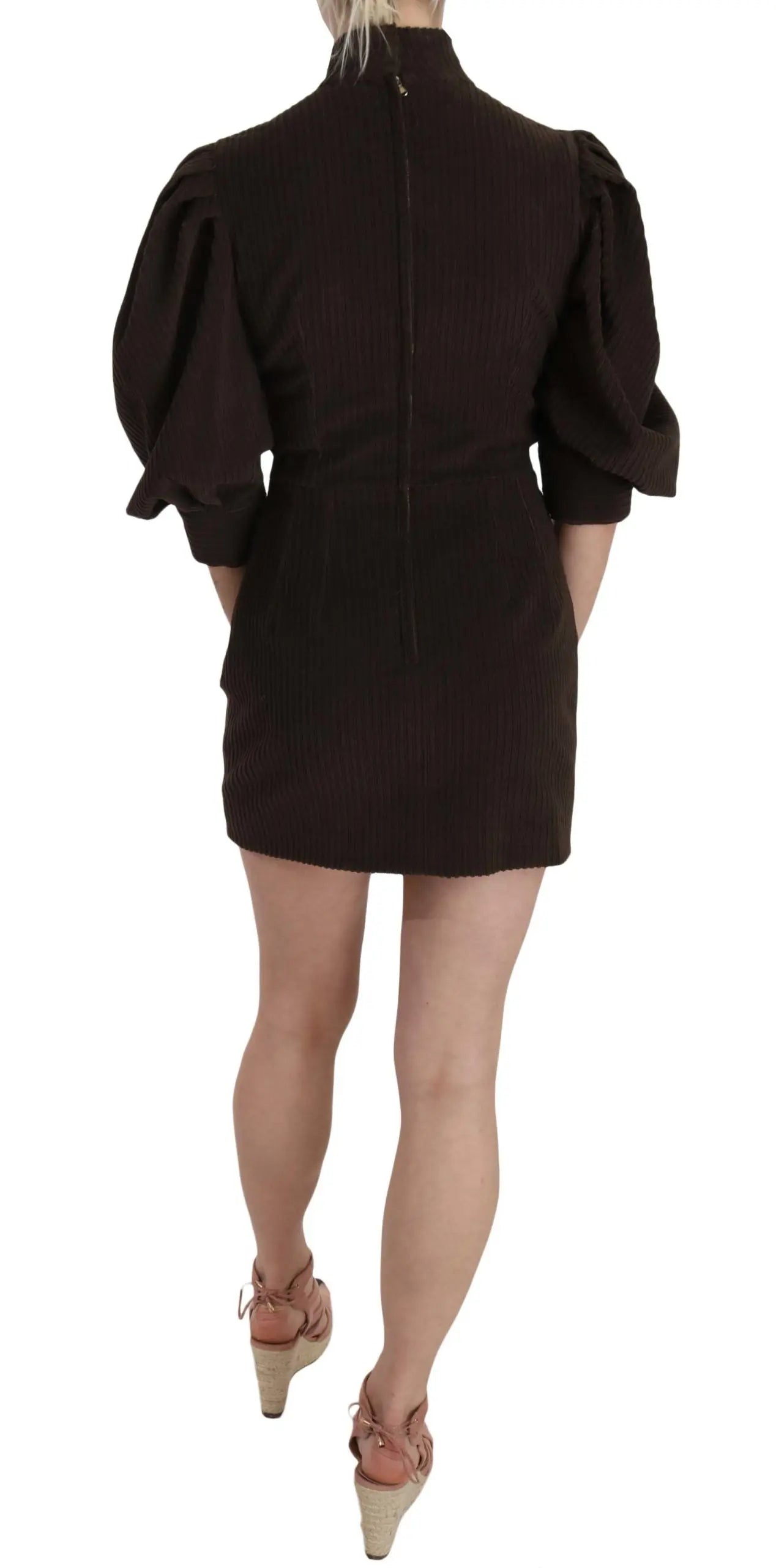 Robe Dolce & Gabbana Bodycon marron Dolce & Gabbana