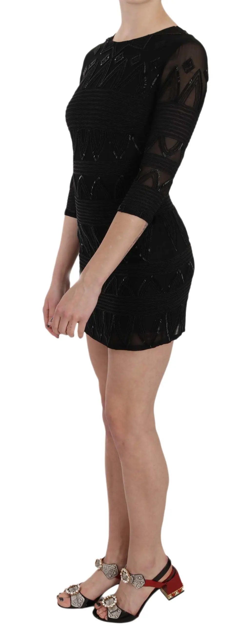 Robe John Richmond mini noire John Richmond