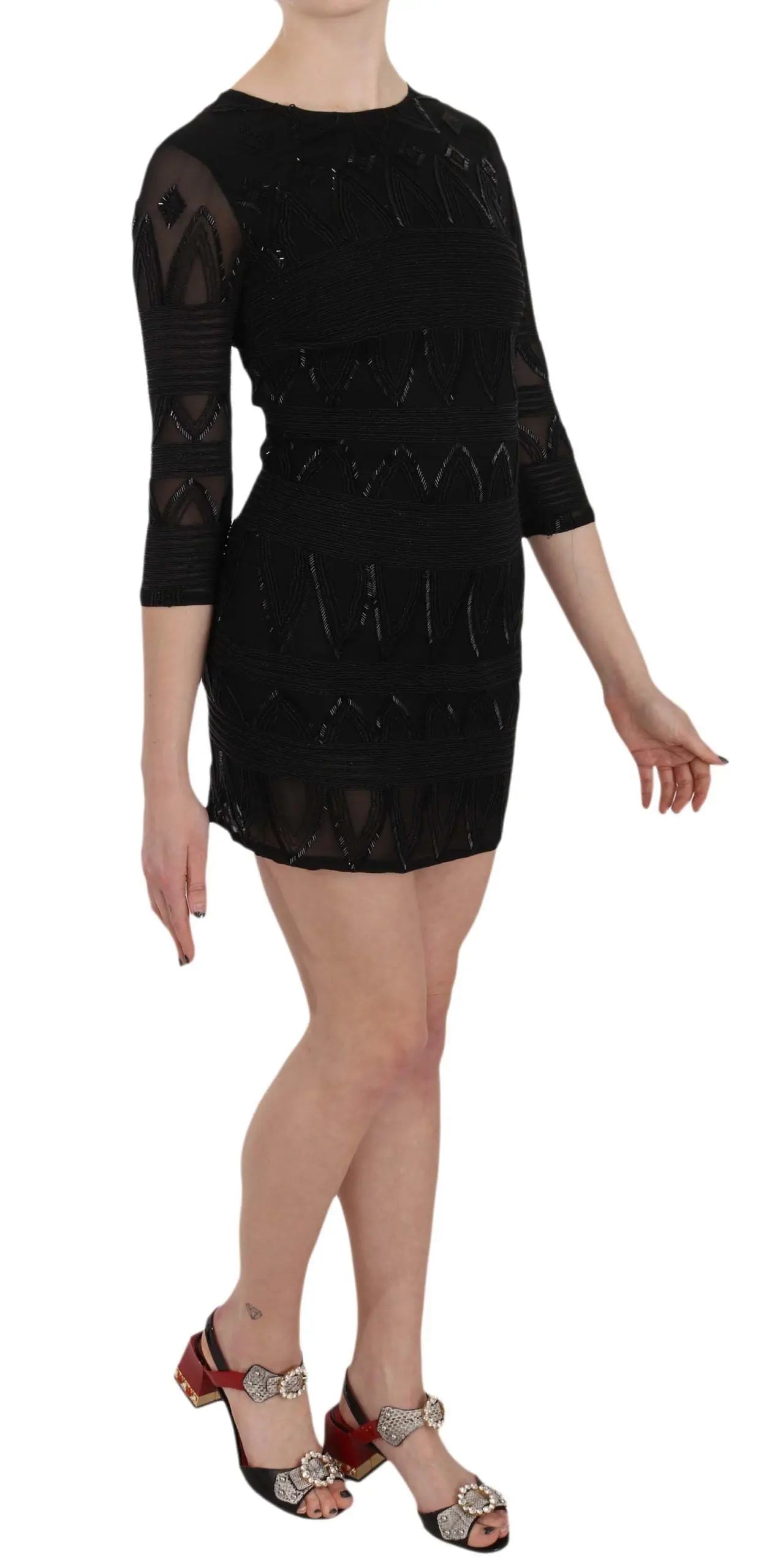 Robe John Richmond mini noire John Richmond