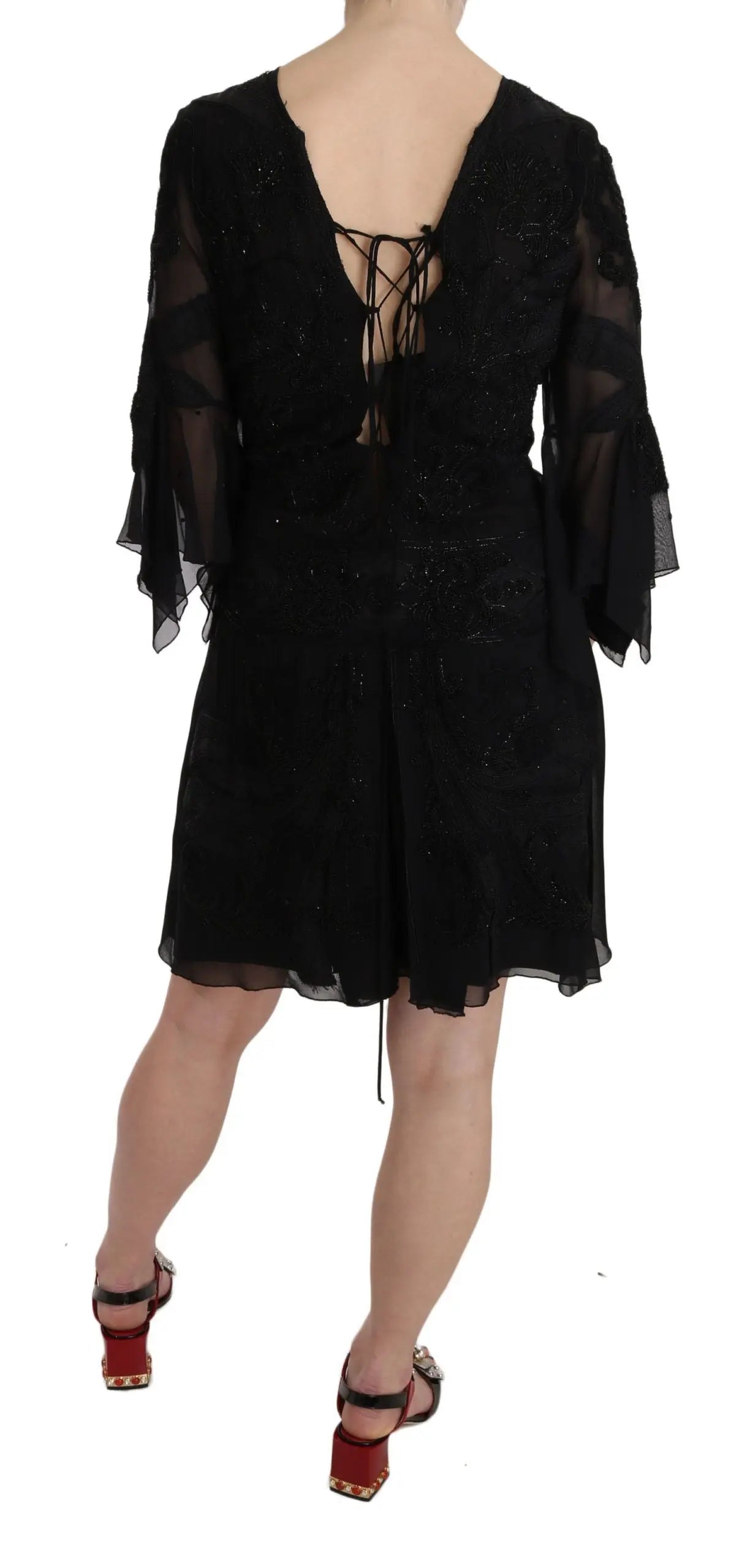 Robe John Richmond mini noire John Richmond