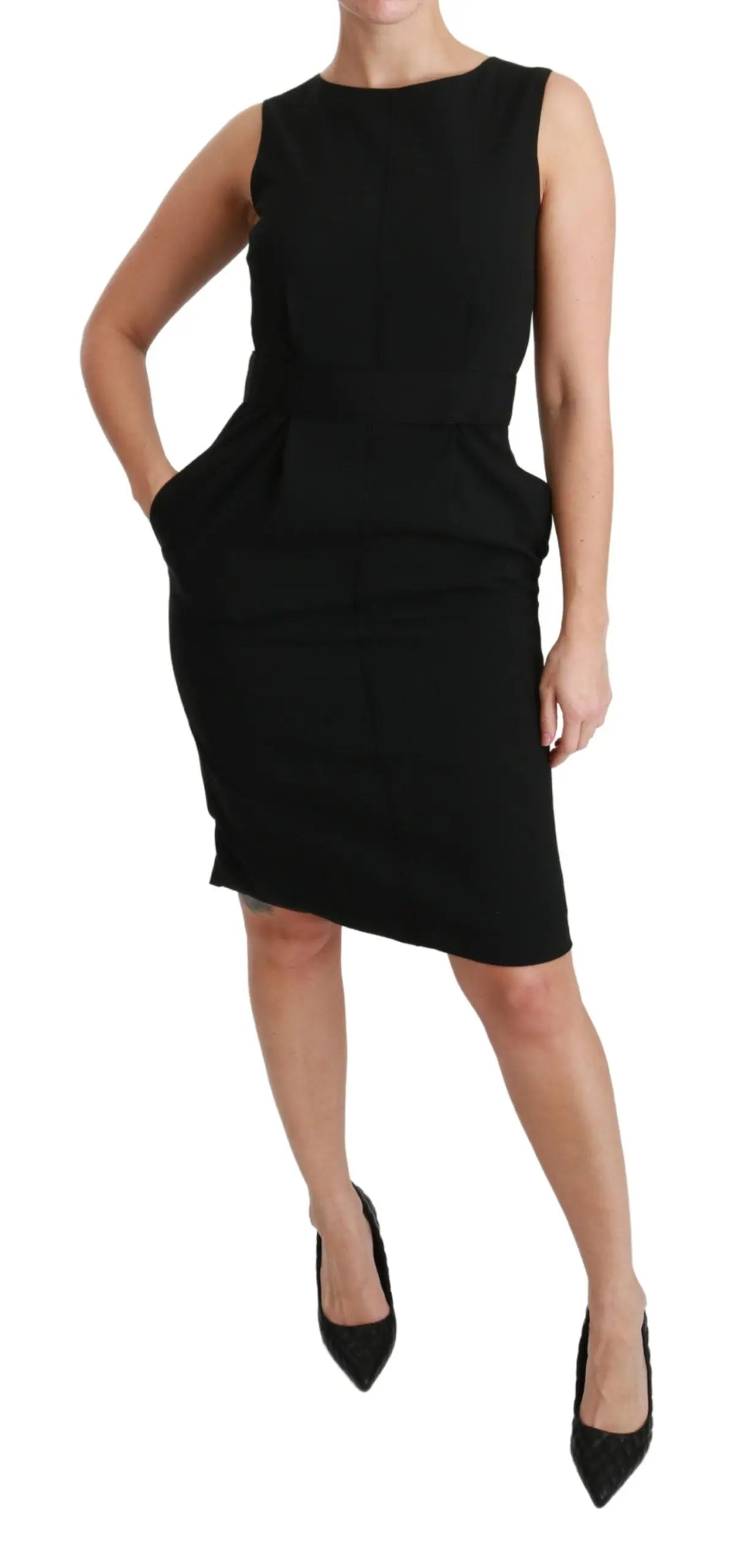 Robe Dolce & Gabbana Sheath noire Dolce & Gabbana