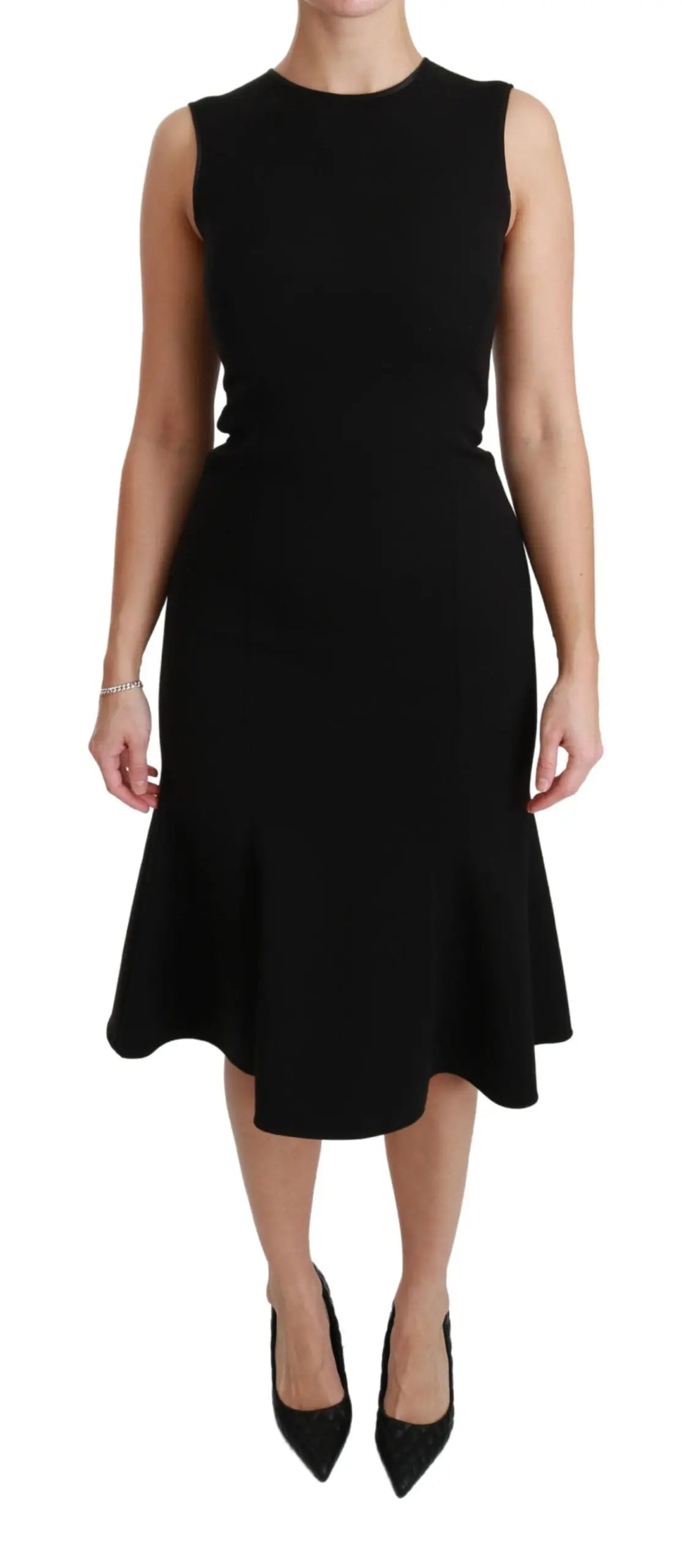 Robe fit flare Dolce & Gabbana noire Dolce & Gabbana
