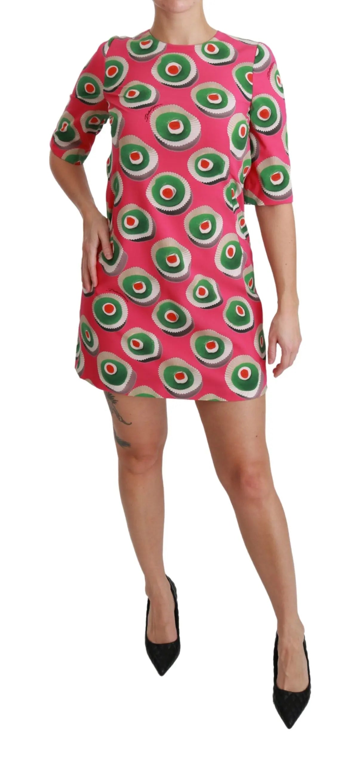 Robe Dolce & Gabbana Shift rose Dolce & Gabbana