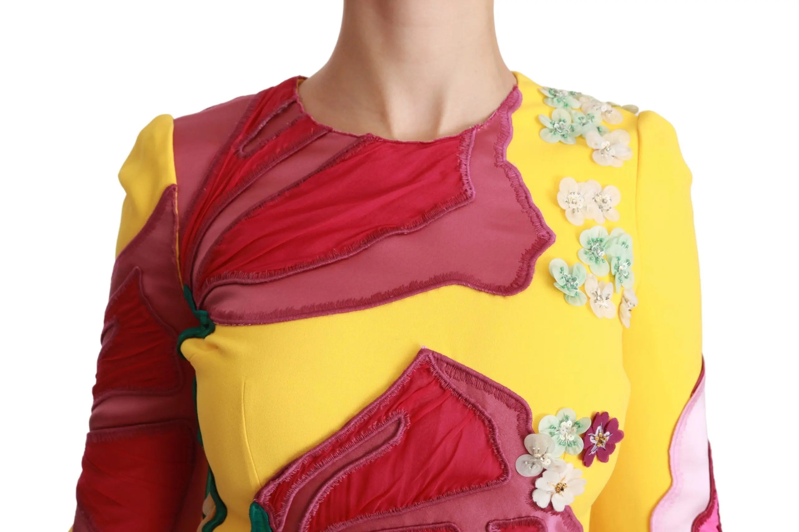 Robe Dolce & Gabbana Bodycon jaune Dolce & Gabbana