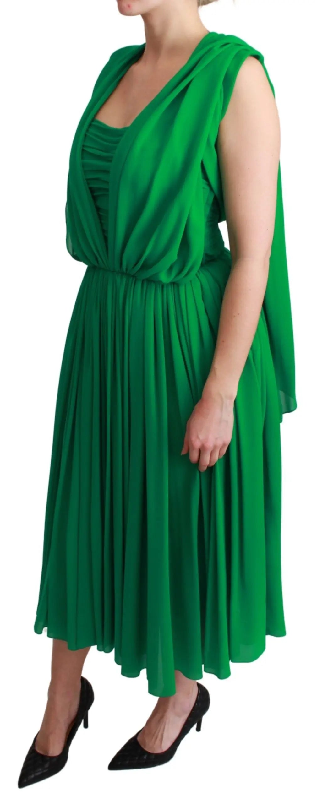 Robe Dolce & Gabbana maxi verte Dolce & Gabbana