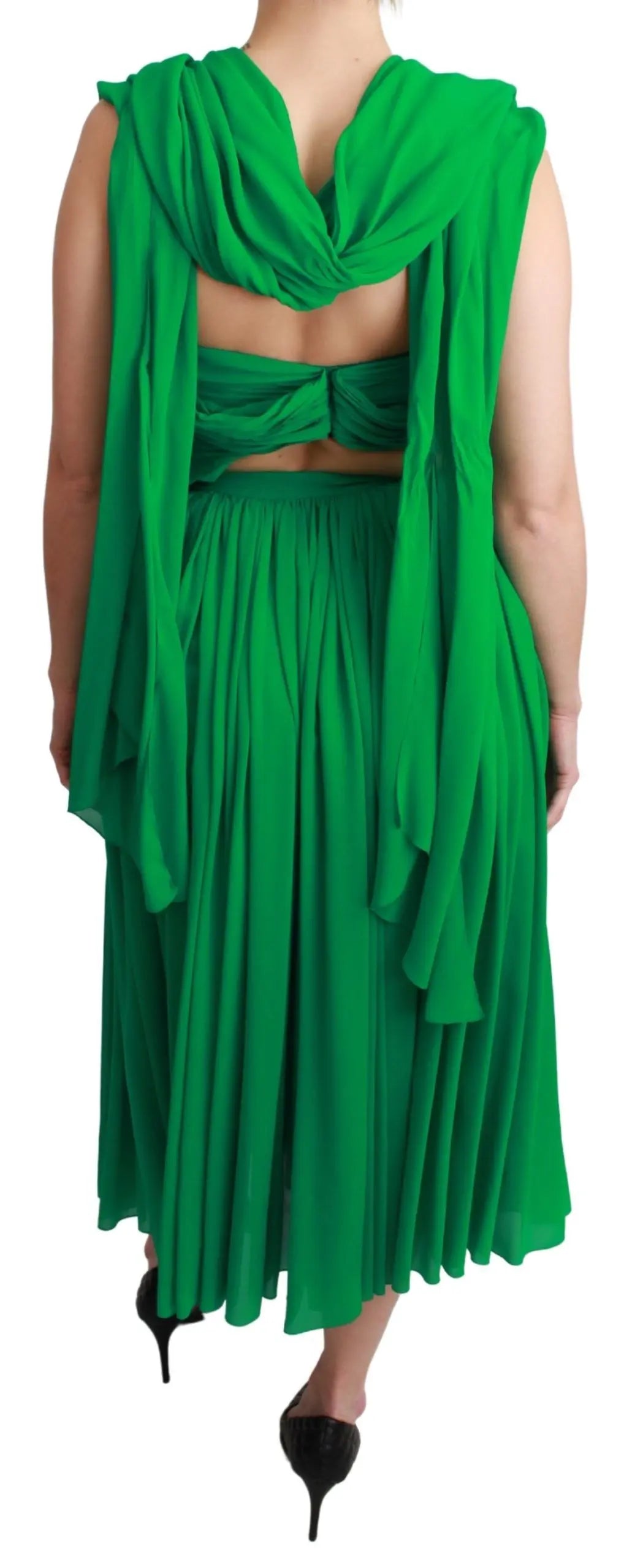 Robe Dolce & Gabbana maxi verte Dolce & Gabbana