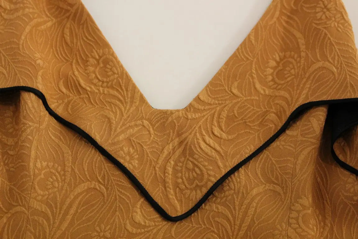 Robe FILOS sans manches bronze et noire FILOS