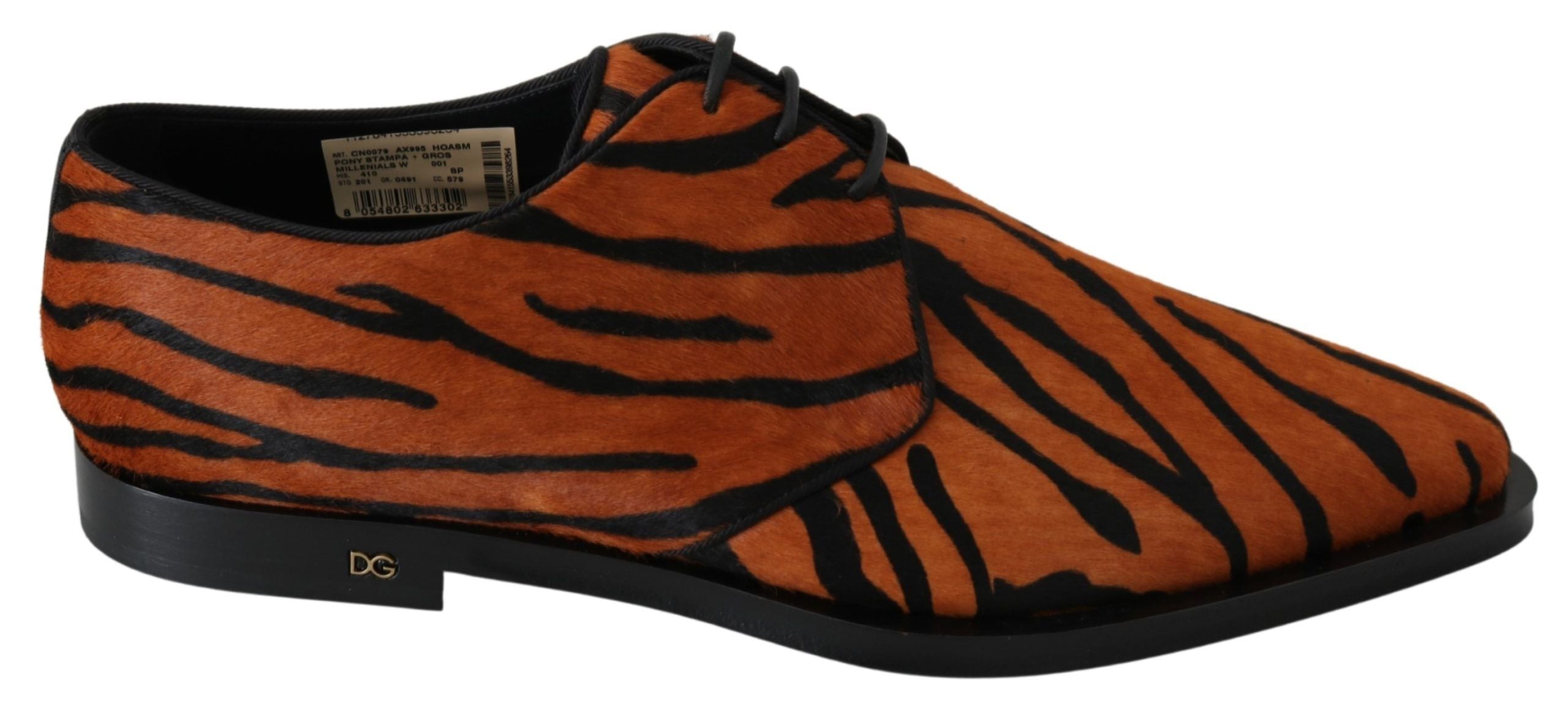 Chaussures DOLCE & GABBANA formelles orange et noires