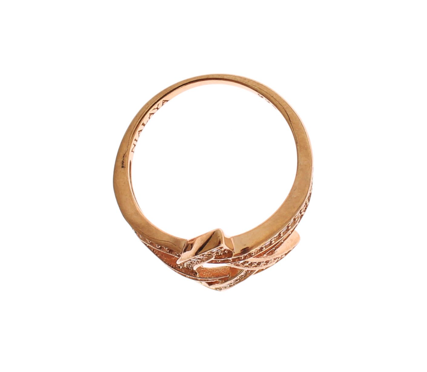 Bague Nialaya Clear CZ rose