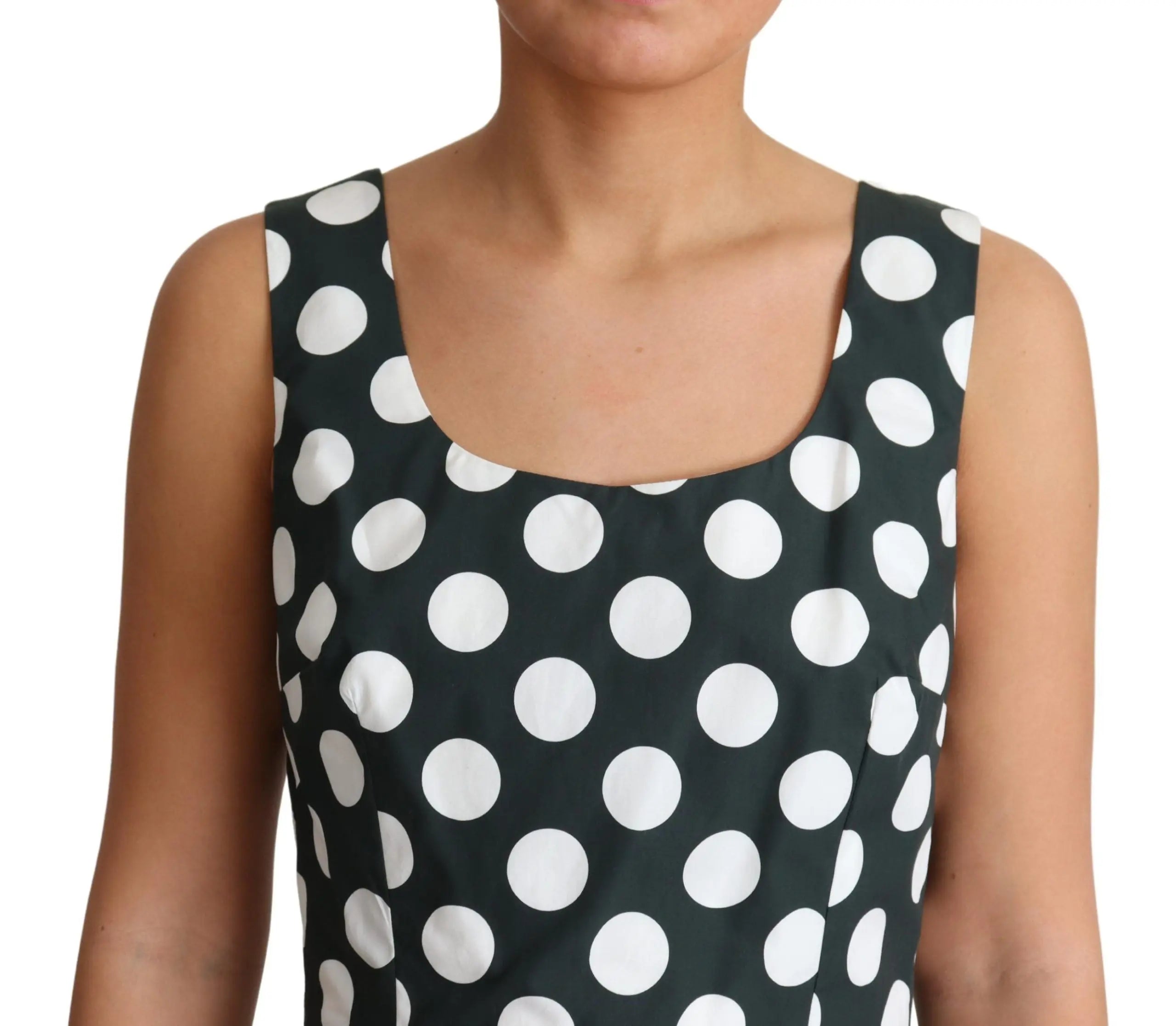 Robe Dolce & Gabbana A-line verte Dolce & Gabbana
