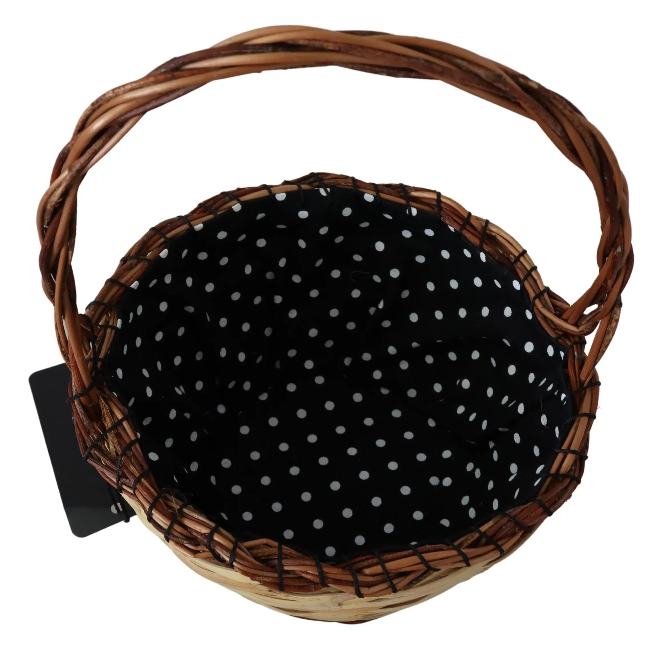 Panier tote Dolce & Gabbana beige Dolce & Gabbana