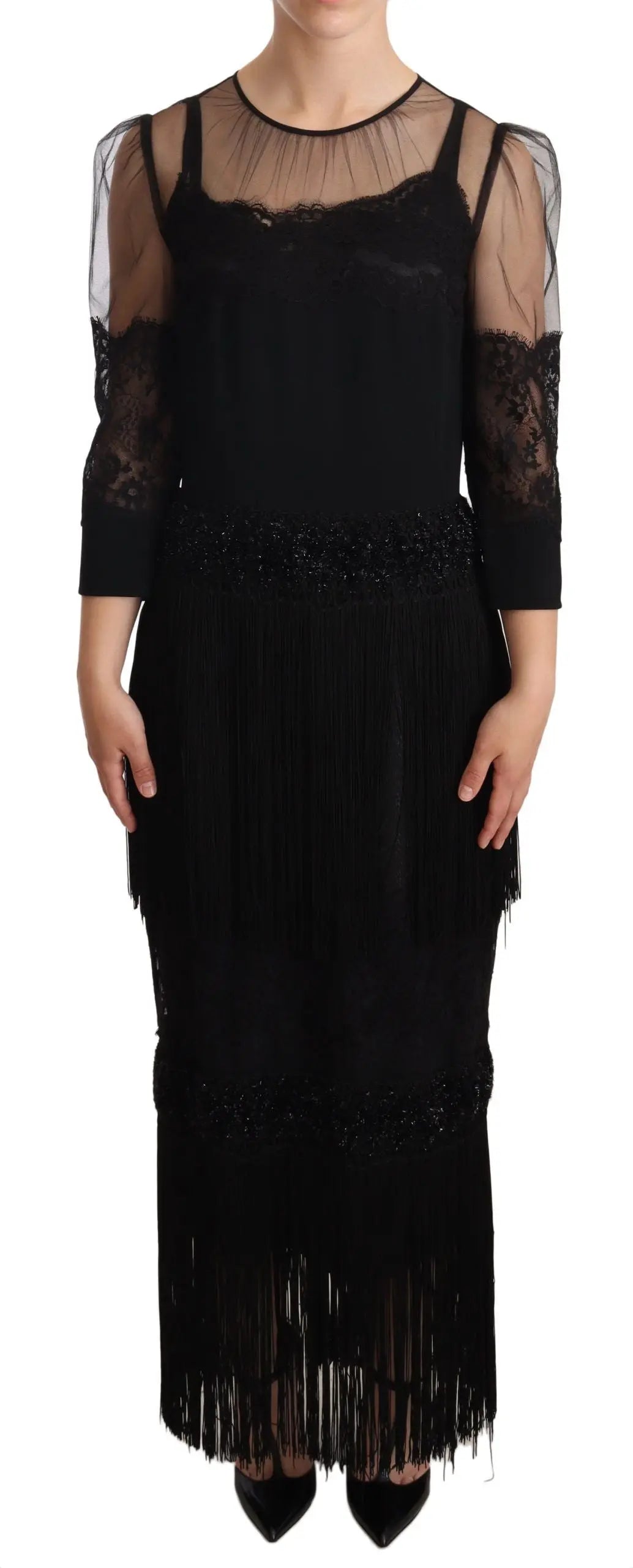 Robe DOLCE & GABBANA Maxi noire Dolce & Gabbana