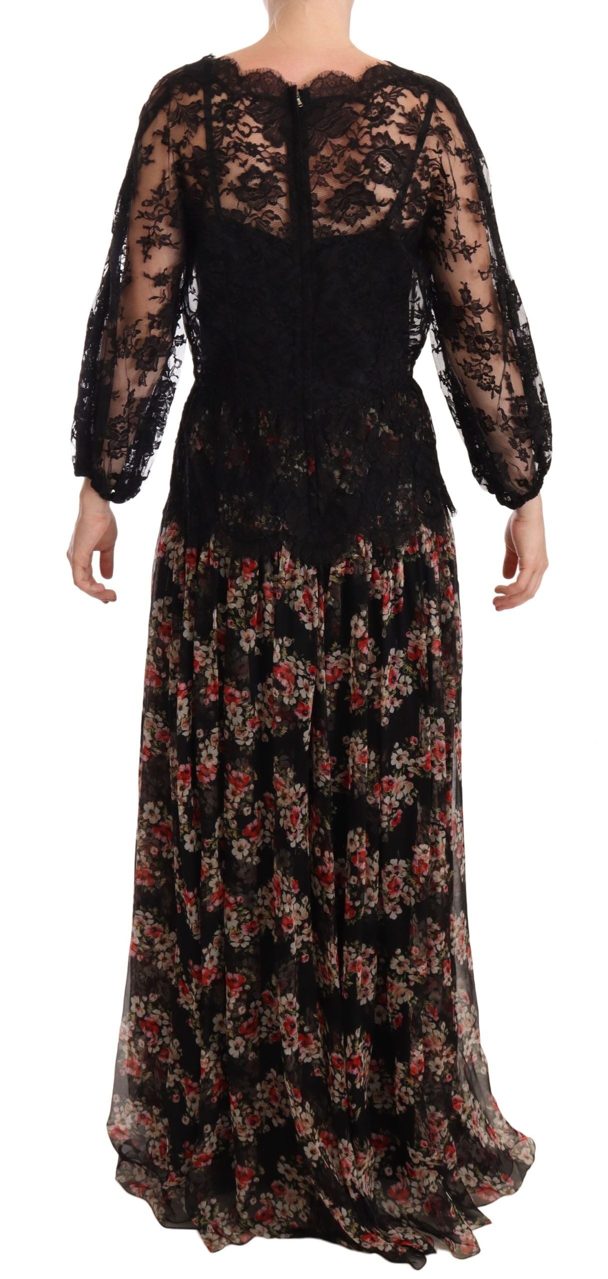 Robe maxi Dolce & Gabbana noire Dolce & Gabbana