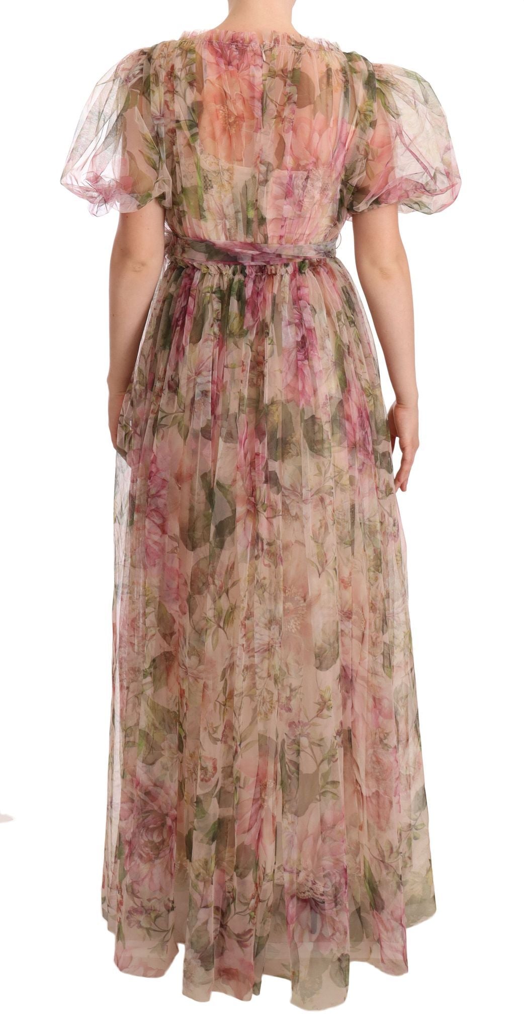 Robe maxi Dolce & Gabbana multicolore jardin Dolce & Gabbana