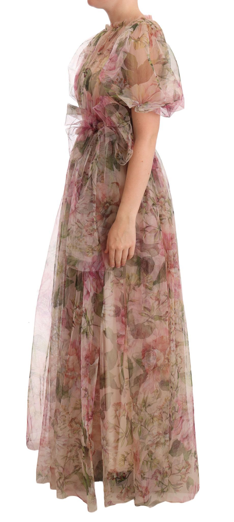 Robe maxi Dolce & Gabbana multicolore jardin Dolce & Gabbana