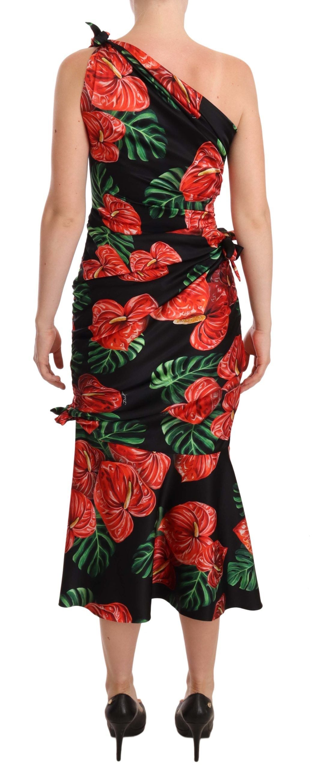 Robe Dolce & Gabbana drapée noire Dolce & Gabbana