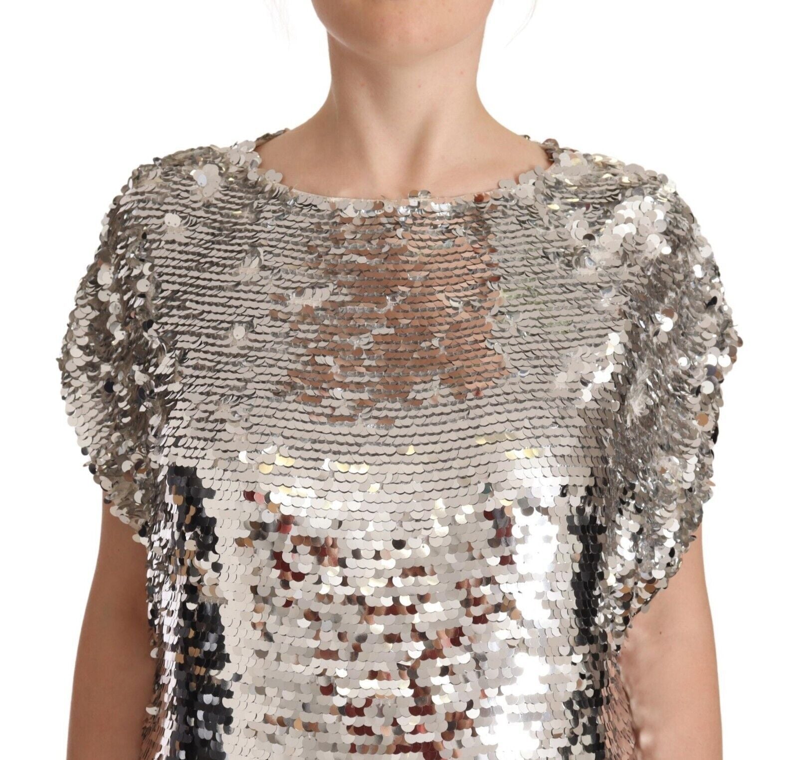 Robe MSGM Mini argentée MSGM