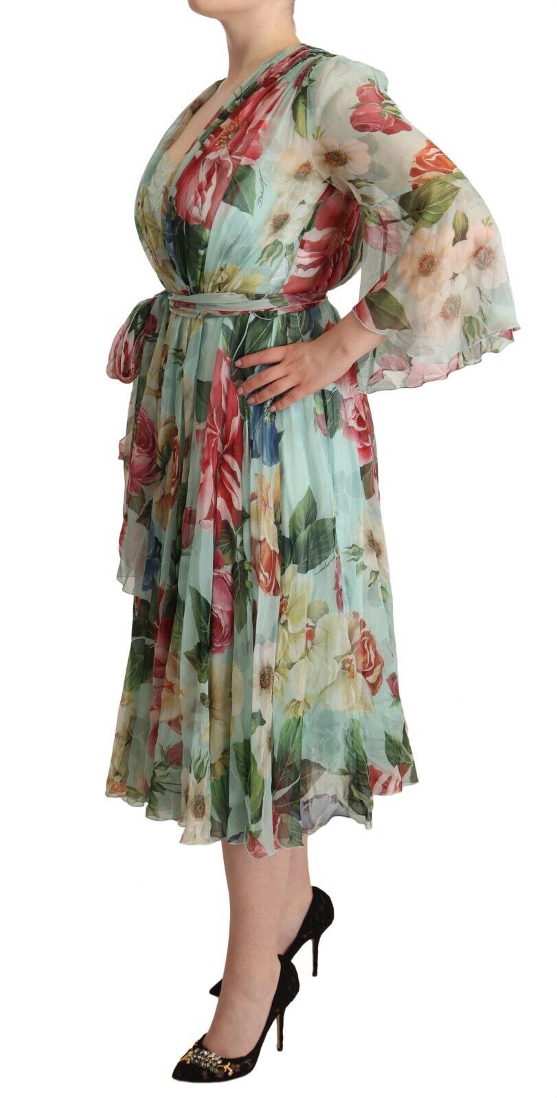 Robe midi Dolce & Gabbana verte Dolce & Gabbana