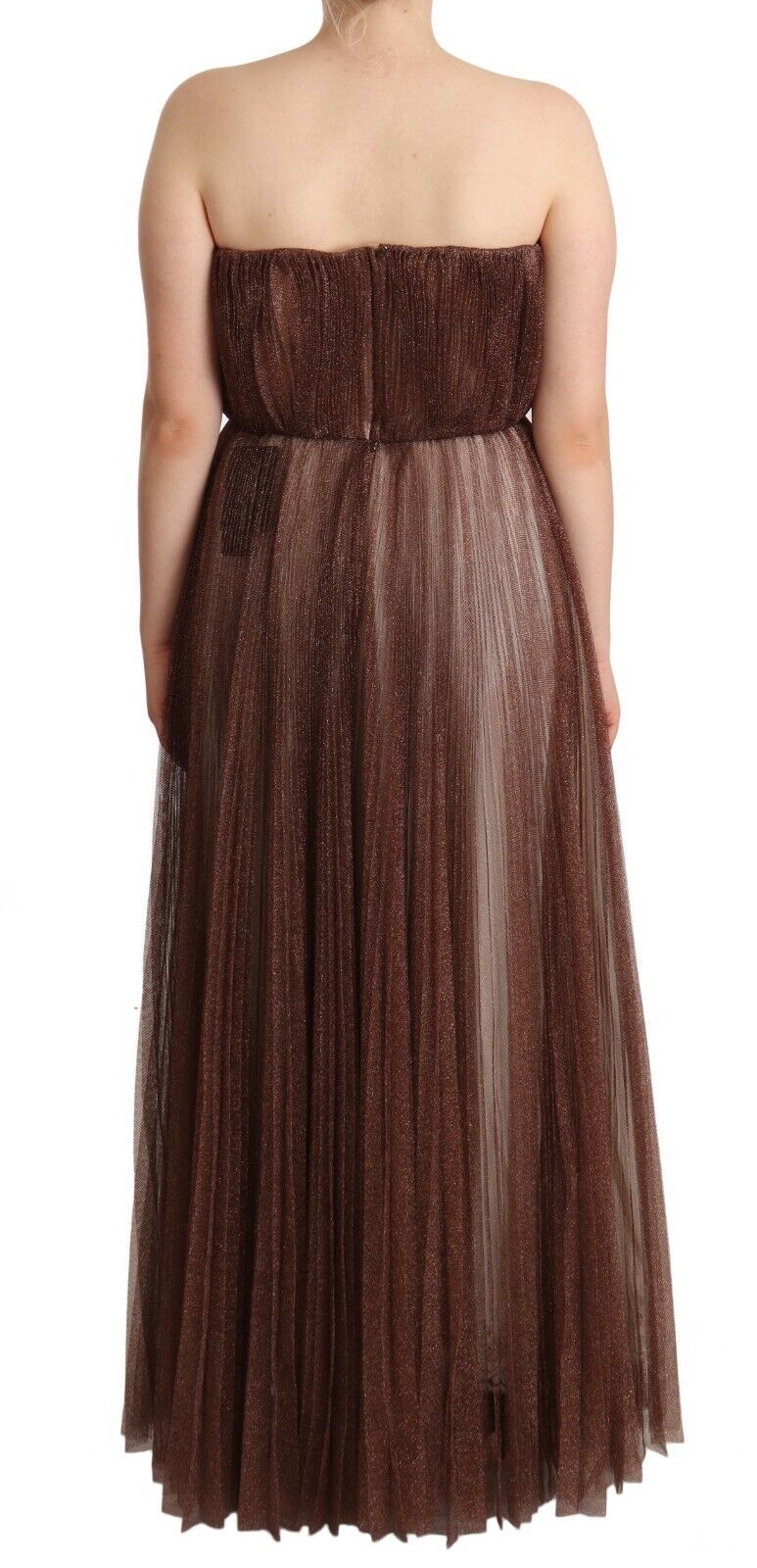 Robe Dolce & Gabbana longue bronze Dolce & Gabbana