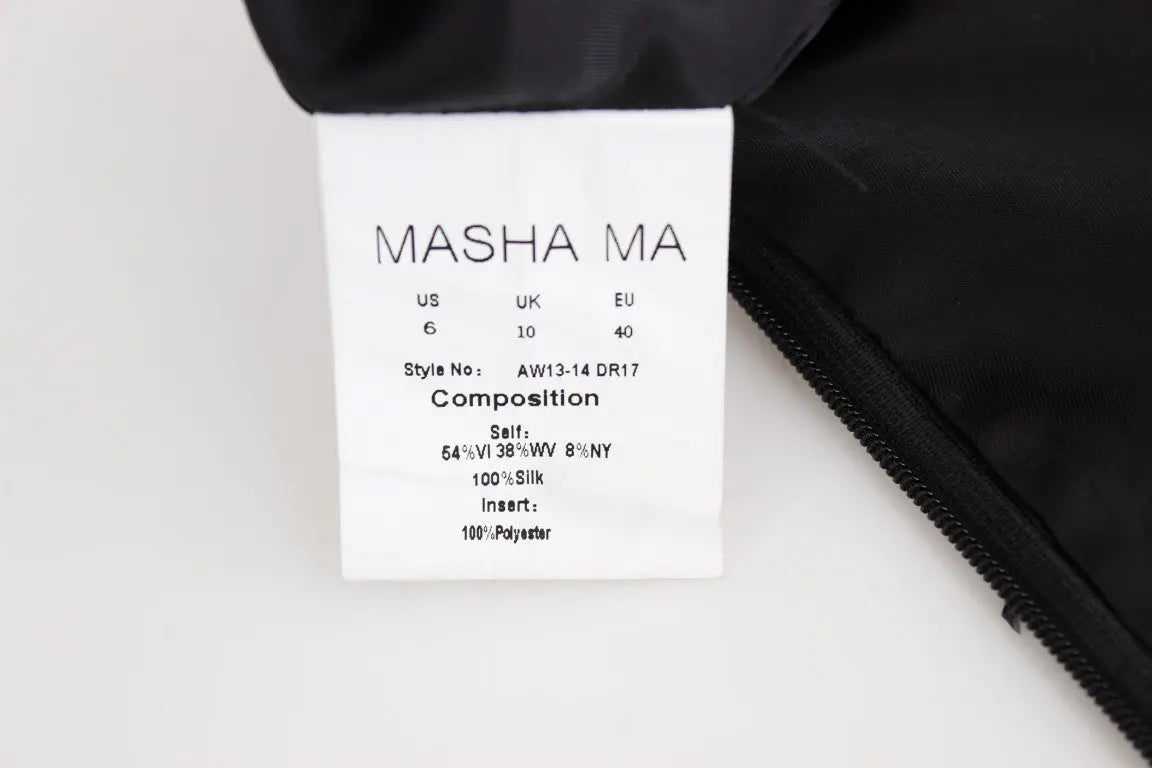 Robe Masha Ma Strapless noire Masha Ma
