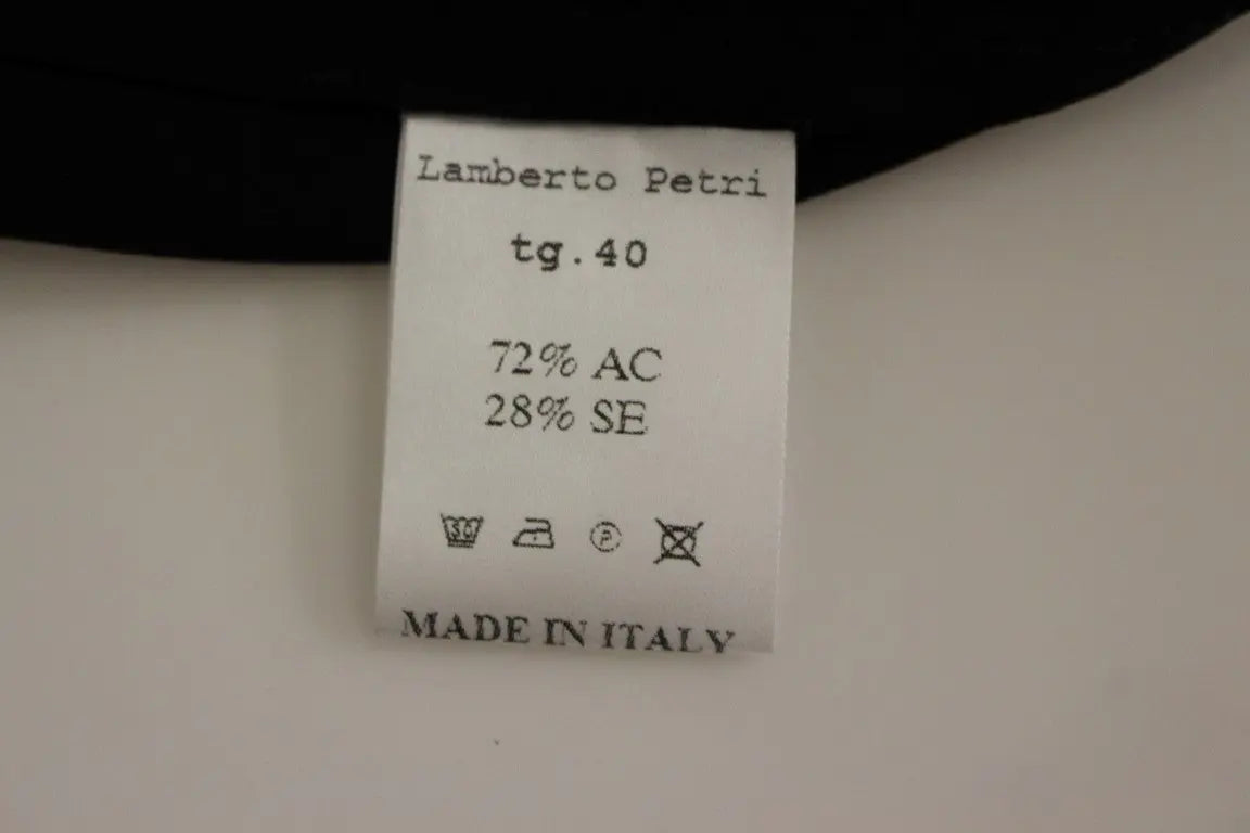 Robe Lamberto Petri Shift noire jaune Lamberto Petri