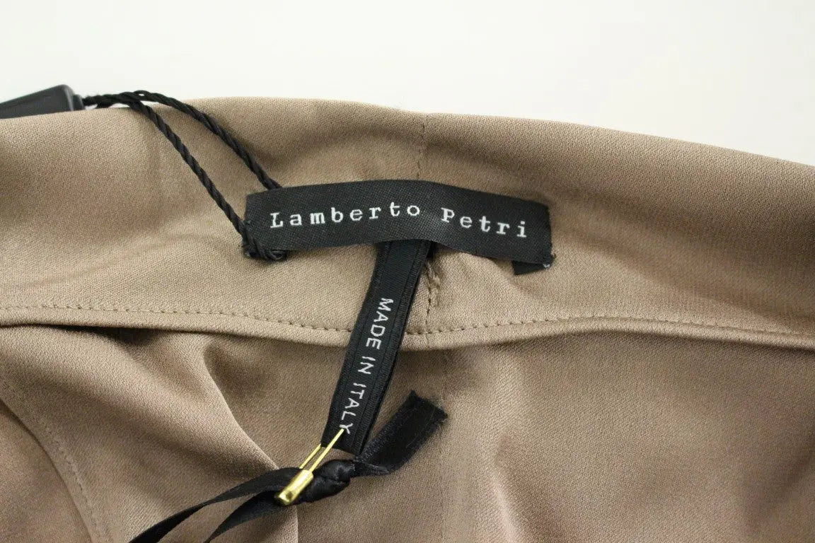 Robe Lamberto Petri Shift brune Lamberto Petri