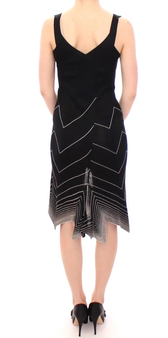 Robe Alice Palmer Knitted noire et blanche Alice Palmer