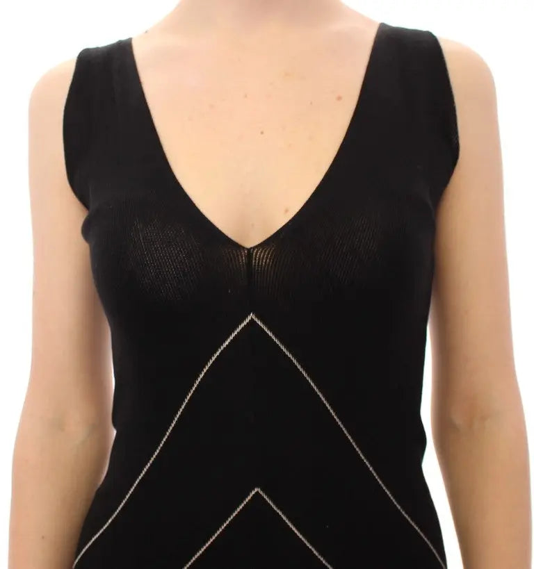 Robe Alice Palmer Knitted noire et blanche Alice Palmer