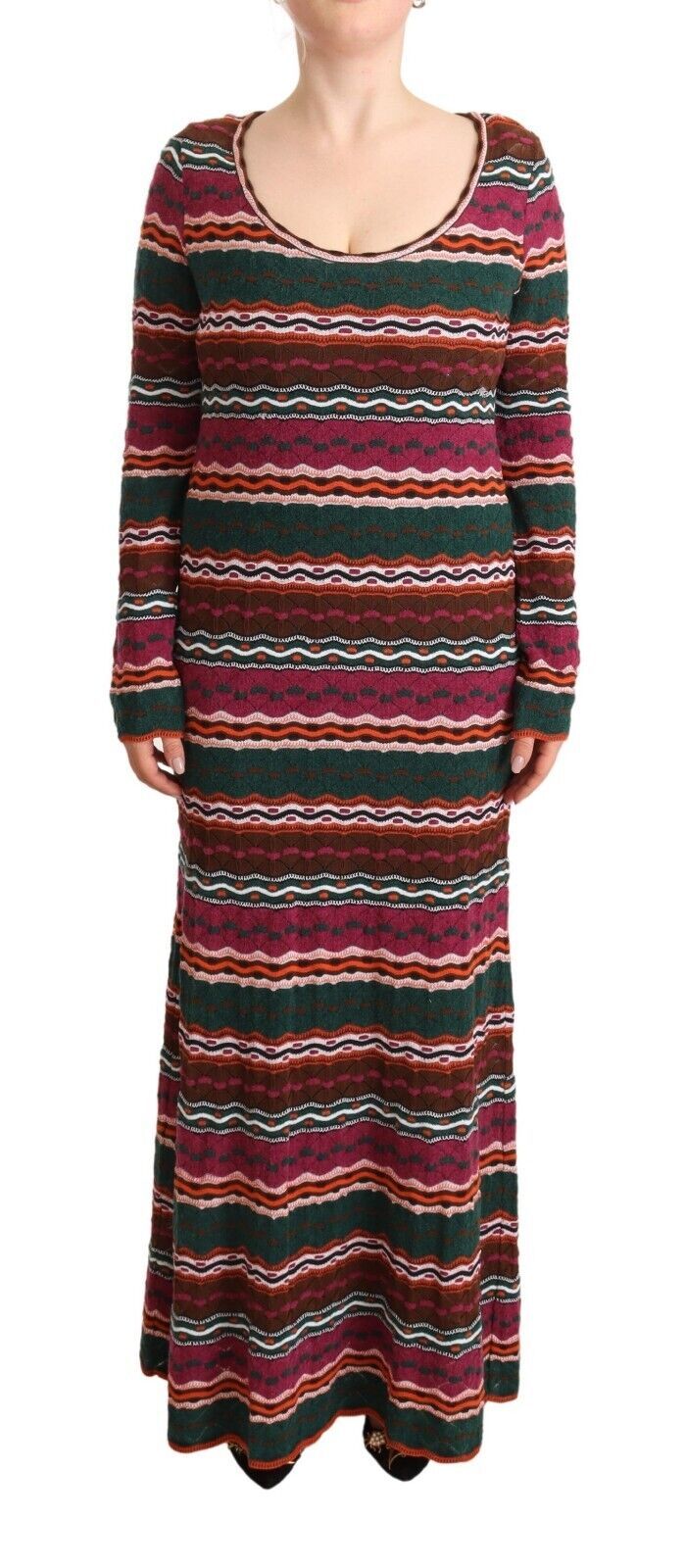 Robe MISSONI multicolore à rayures Missoni