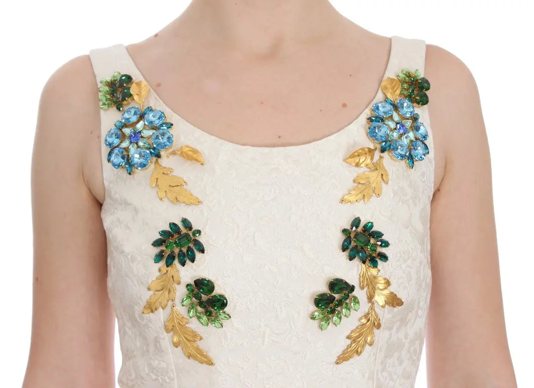 Robe Dolce & Gabbana Sicily blanche Dolce & Gabbana