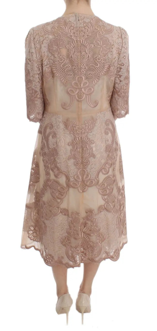 Robe Dolce & Gabbana Shift rose Dolce & Gabbana