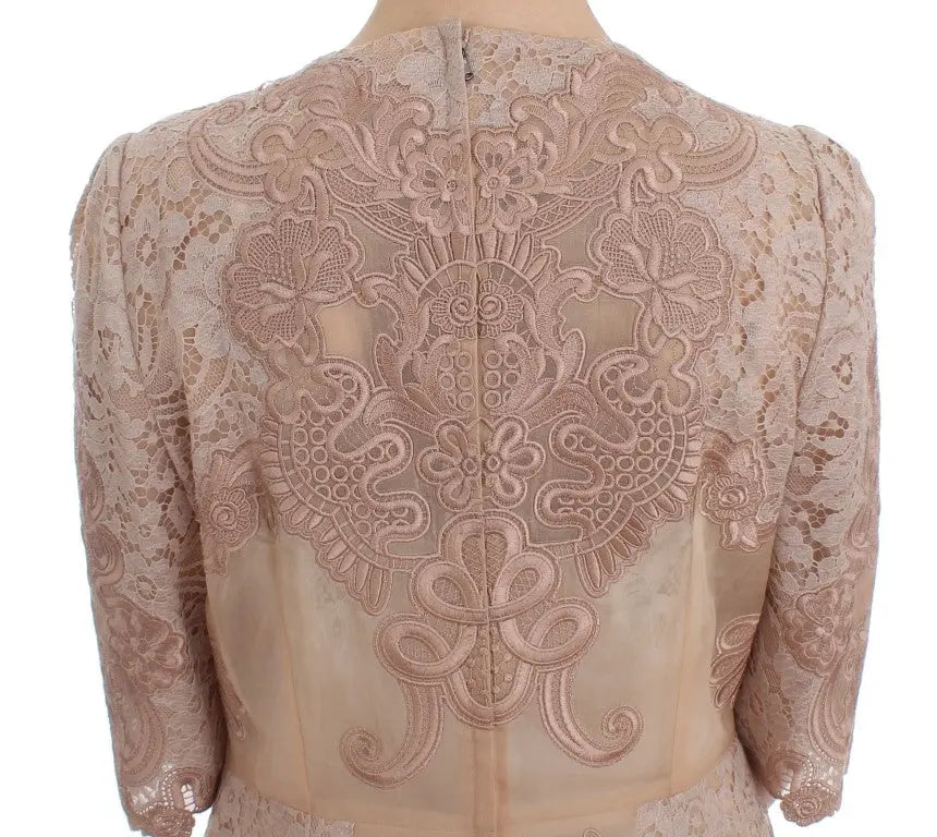Robe Dolce & Gabbana Shift rose Dolce & Gabbana