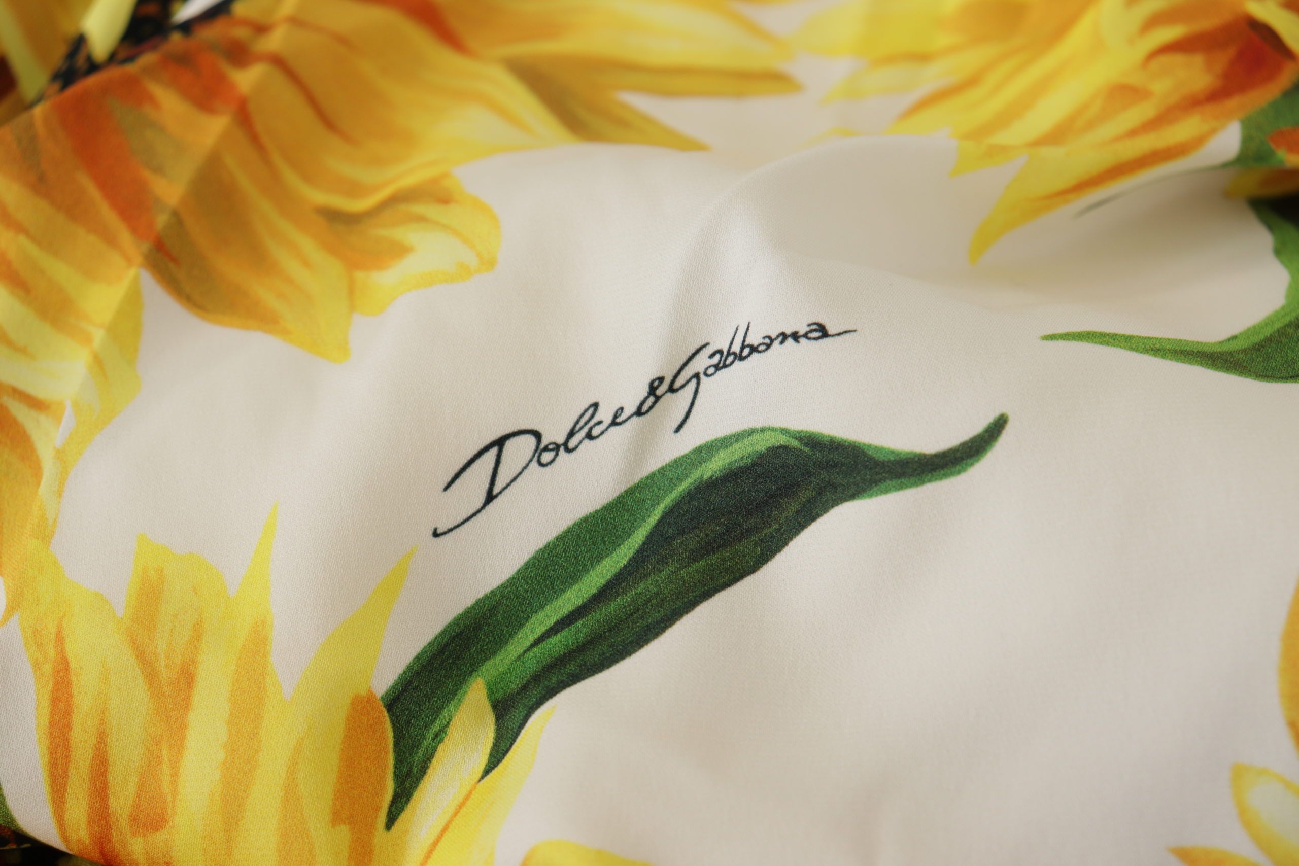 Robe midi Dolce & Gabbana blanche Dolce & Gabbana