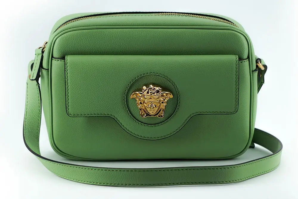 Sac caméra Versace vert menthe Versace