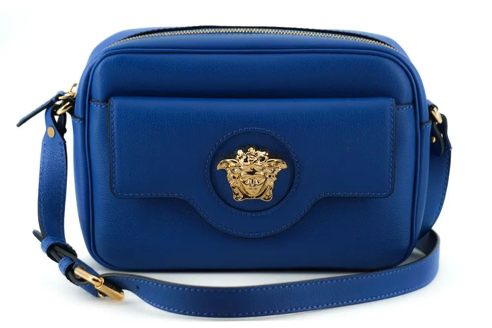 Sac camera Versace bleu profond Versace