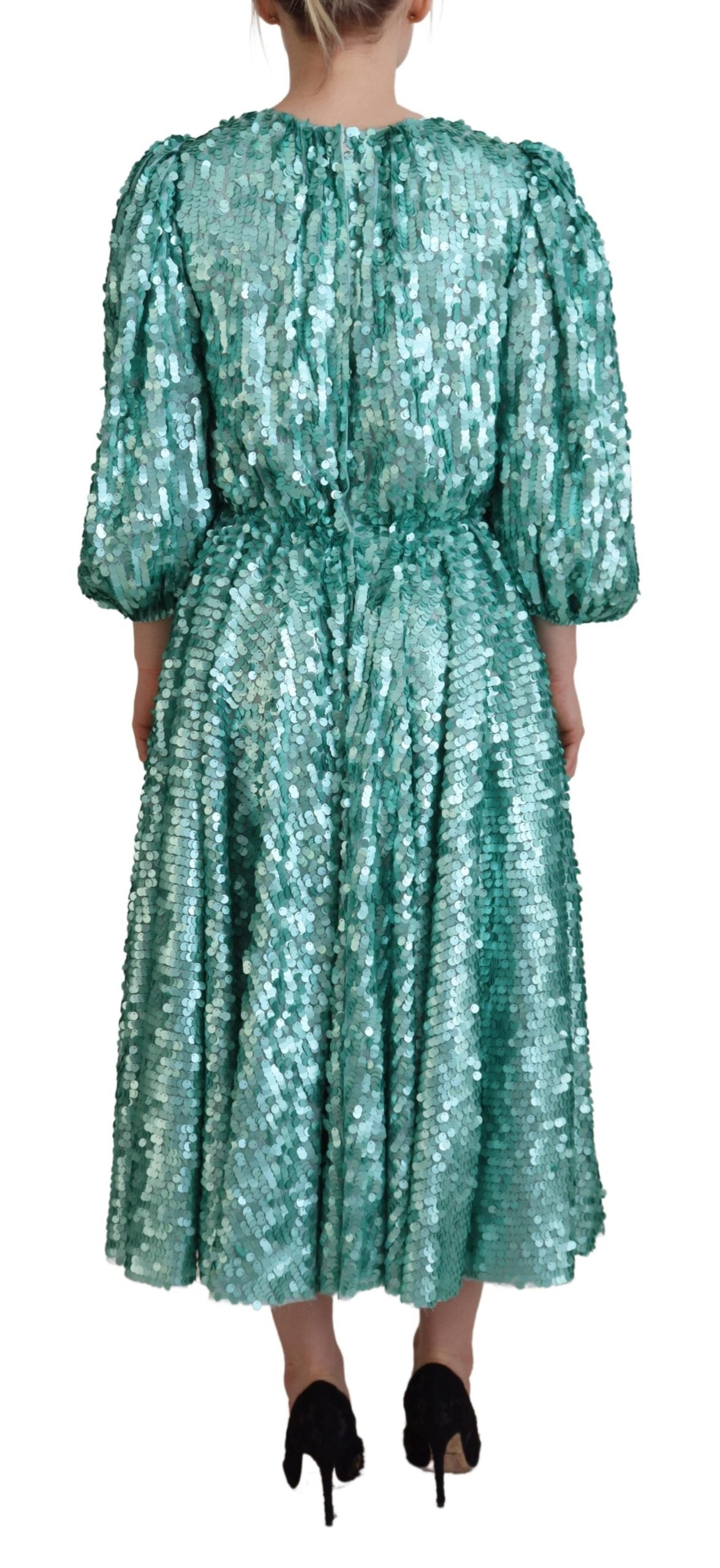 Robe Dolce & Gabbana A-line bleue Dolce & Gabbana