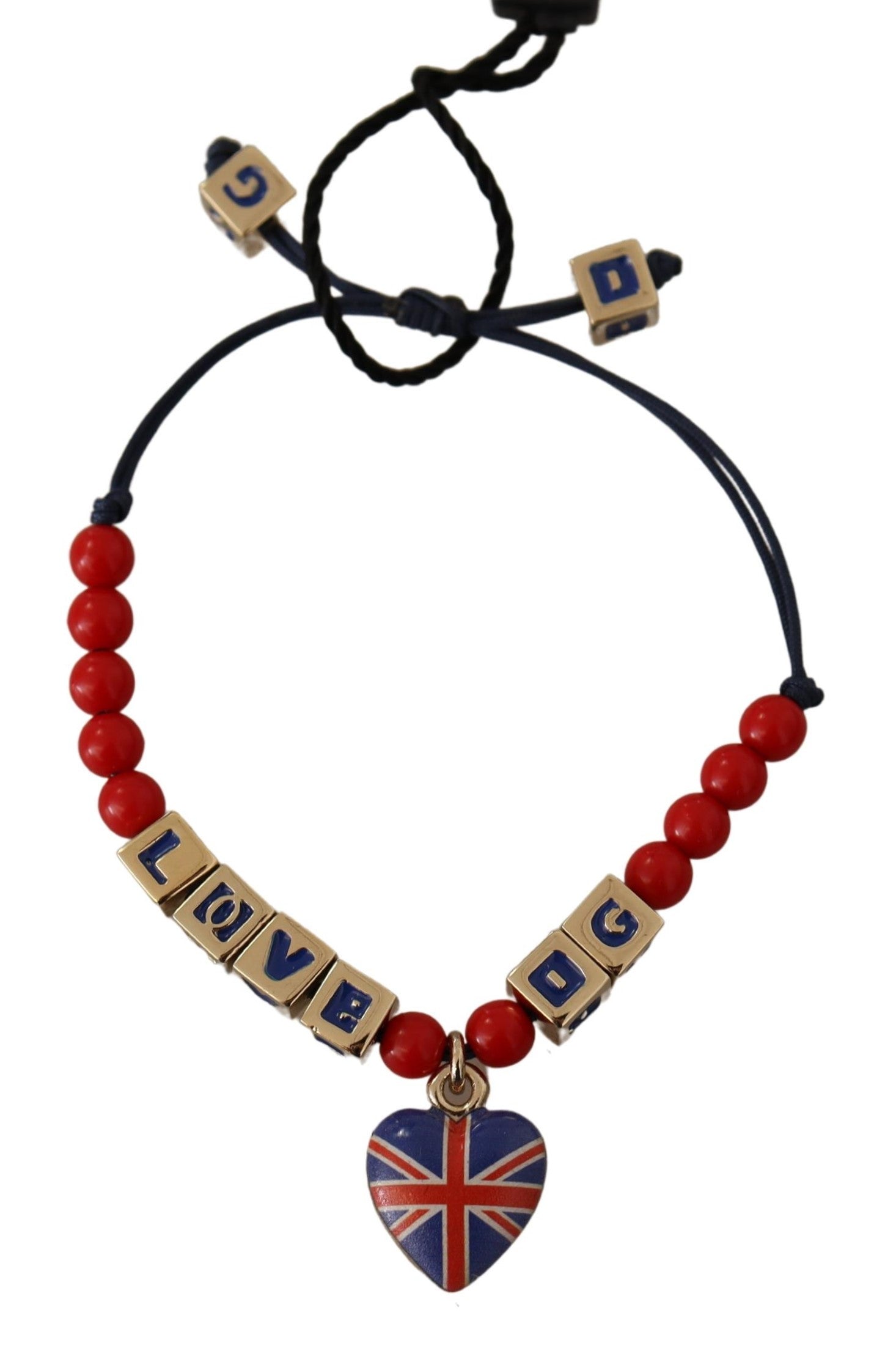 Bracelet Dolce & Gabbana DG LOVES LONDON rouge bleu
