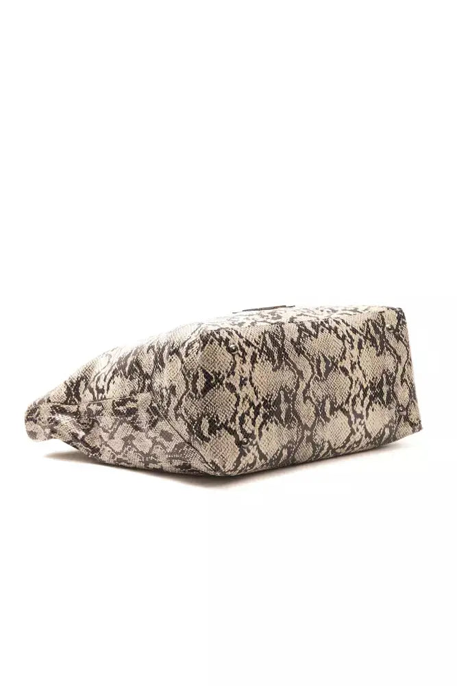 Sac bandoulière Pompei Donatella gris python Pompei Donatella