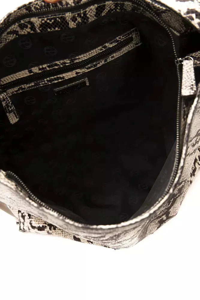 Sac bandoulière Pompei Donatella gris python Pompei Donatella