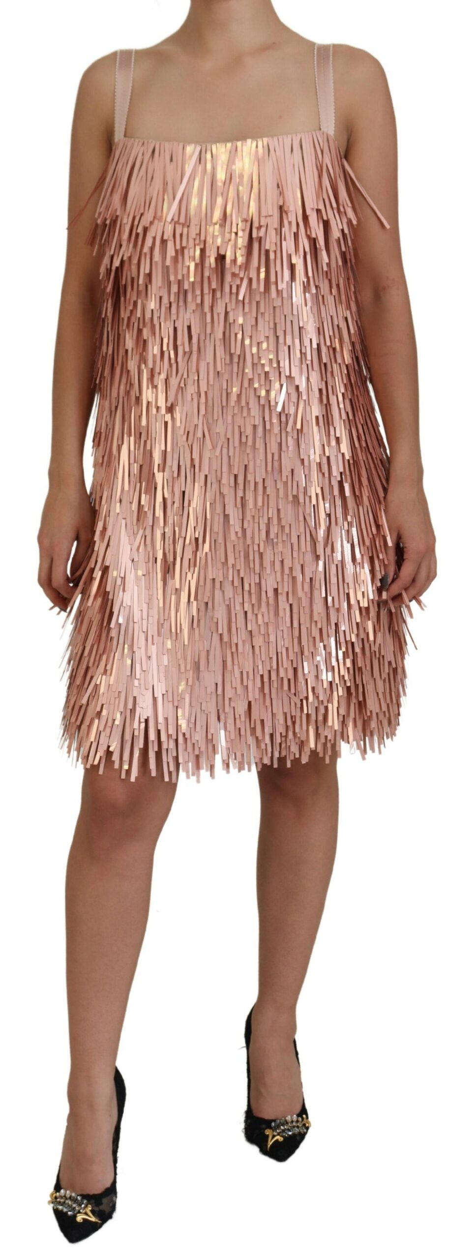 Robe DOLCE & GABBANA A-line rose Dolce & Gabbana