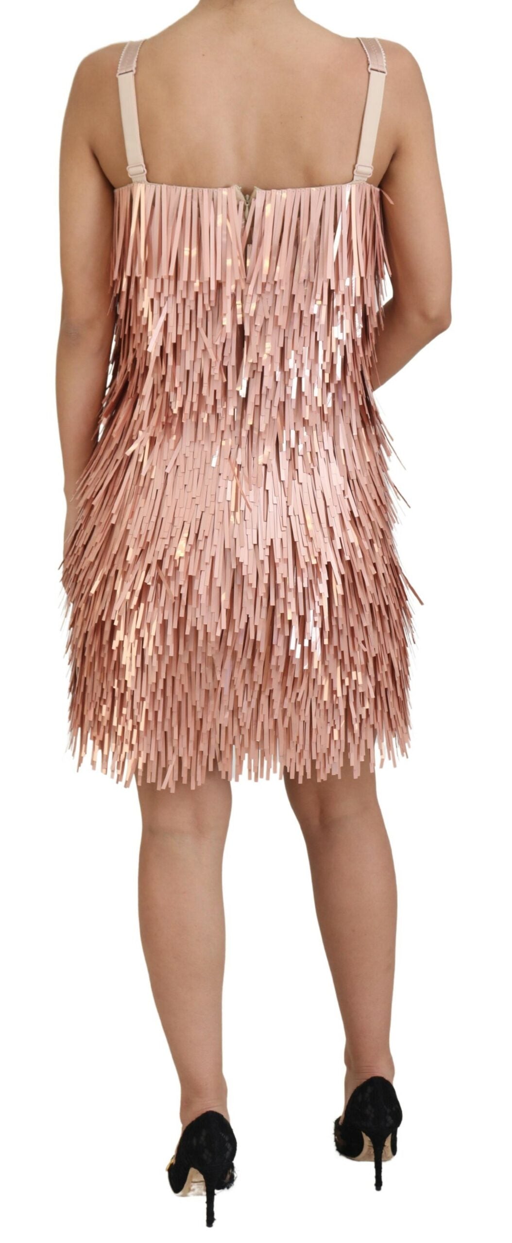 Robe DOLCE & GABBANA A-line rose Dolce & Gabbana