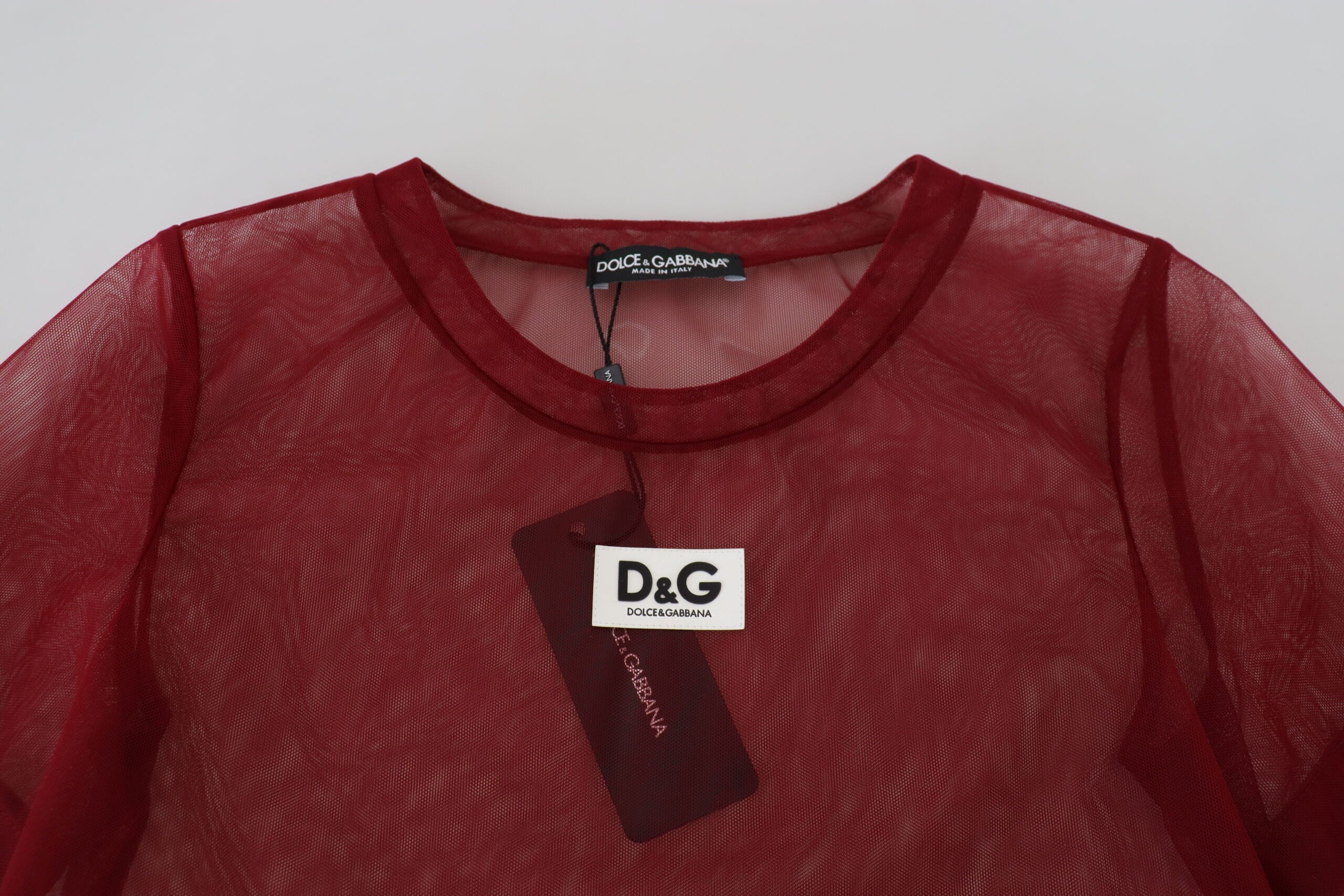 Robe Dolce & Gabbana mini maroon Dolce & Gabbana
