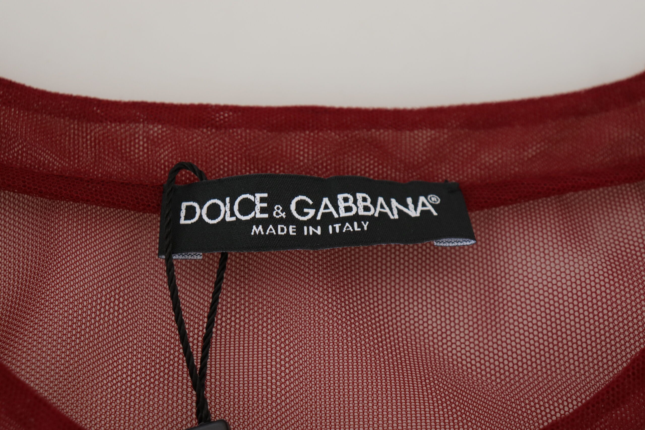 Robe Dolce & Gabbana mini maroon Dolce & Gabbana
