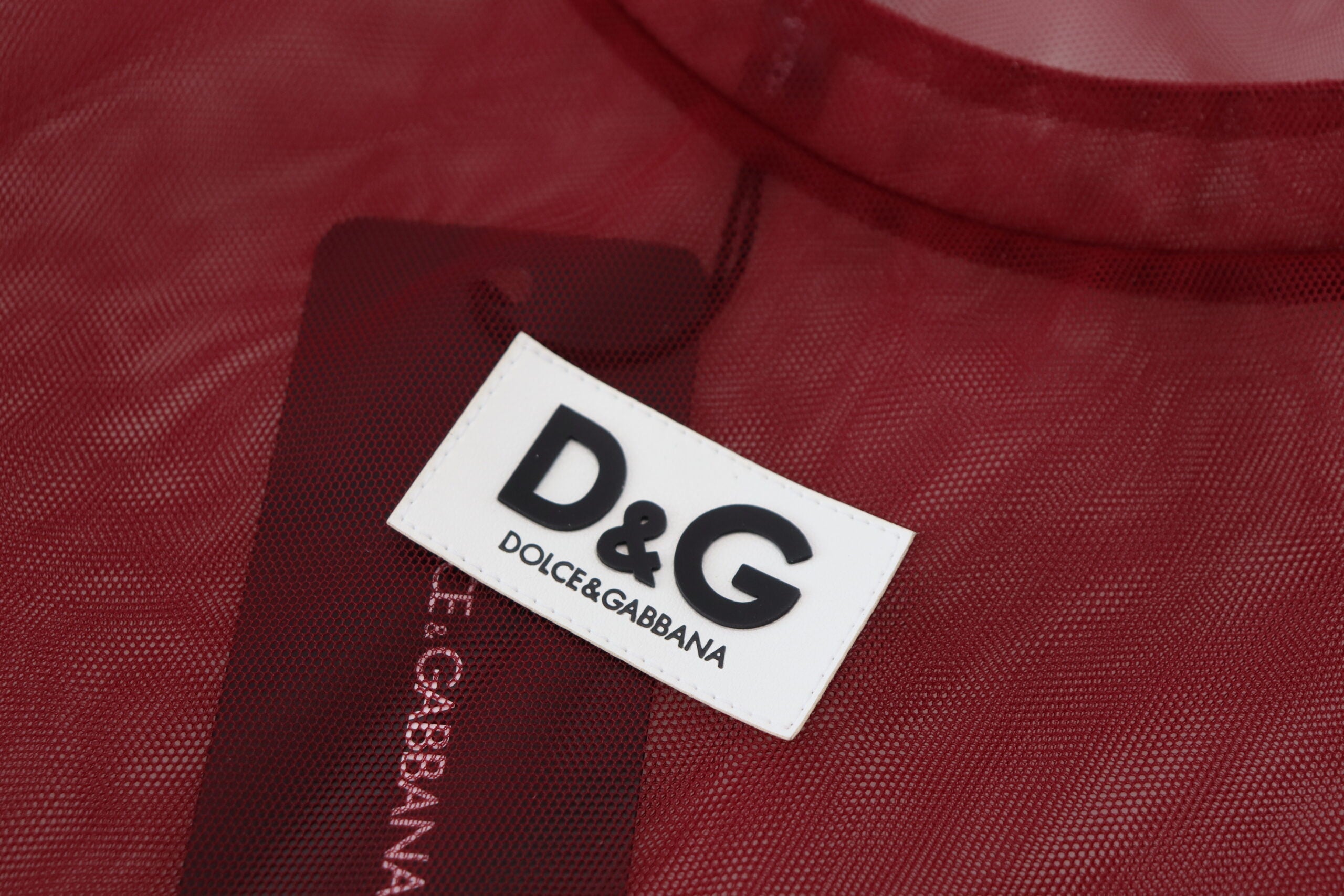 Robe Dolce & Gabbana mini maroon Dolce & Gabbana