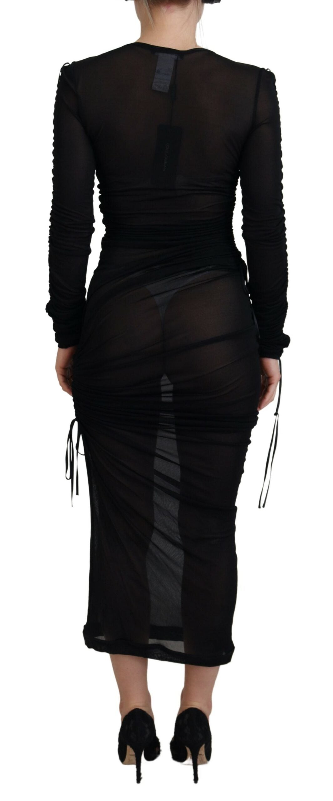 Robe midi Dolce & Gabbana noire Dolce & Gabbana