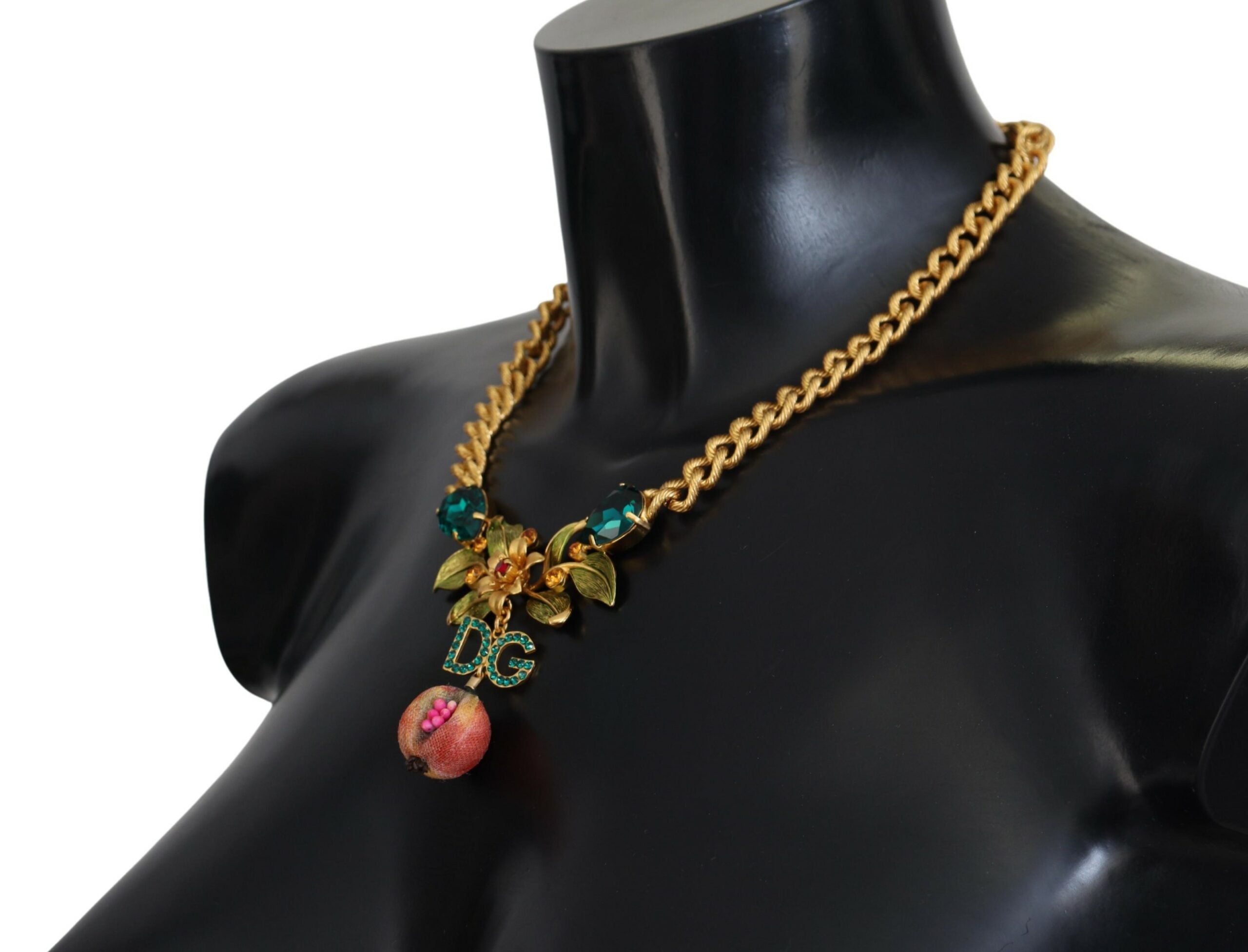 Collier Dolce & Gabbana floral doré