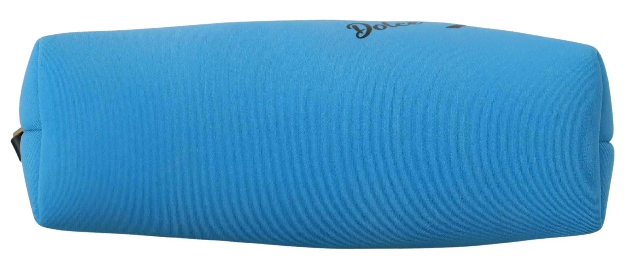 Pochette Dolce & Gabbana imprimé léopard bleu Dolce & Gabbana