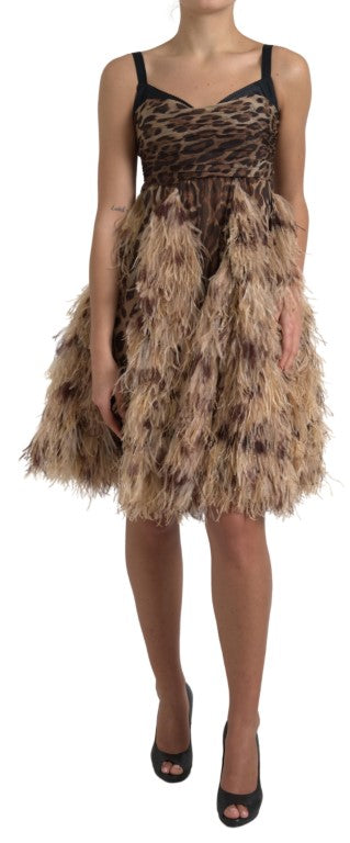Robe Dolce & Gabbana sans manches brune Dolce & Gabbana